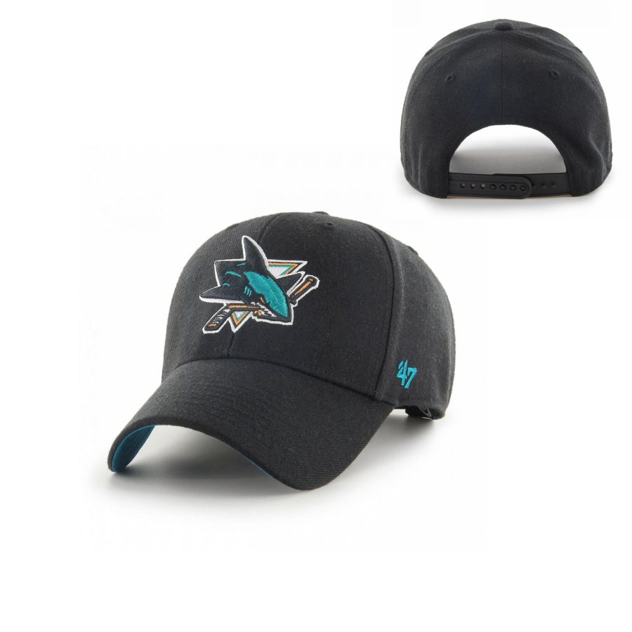 47 BRAND BALLPARK SNAP NHL SAN JOSE SHARKS BK ŠILTOVKA